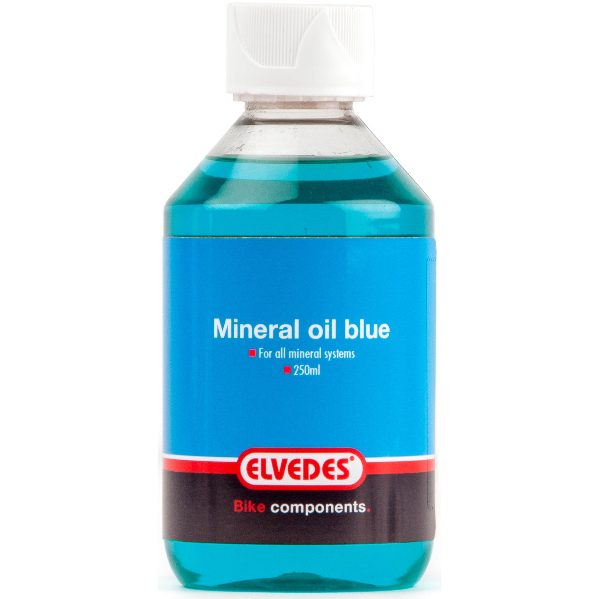 Elvedes mineraalolie blauw 250ml(mineraalsysteem) 2015170