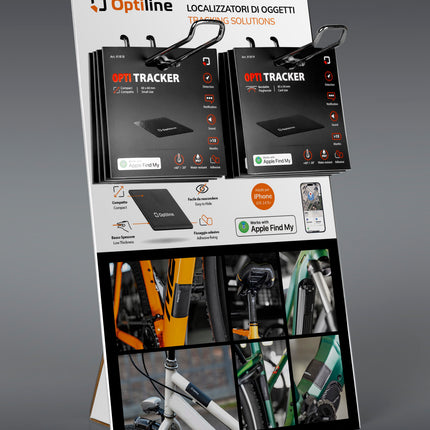 Optiline tracker balie display compleet