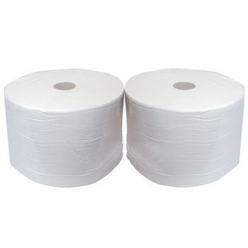 Primp poetspapier 1000m 1-laags industrierol (2st)