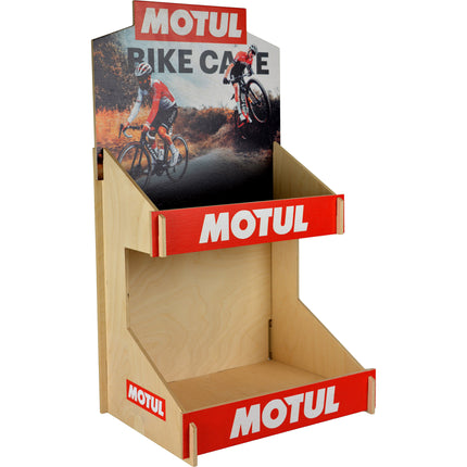 Motul counterdisplay hout (leeg)