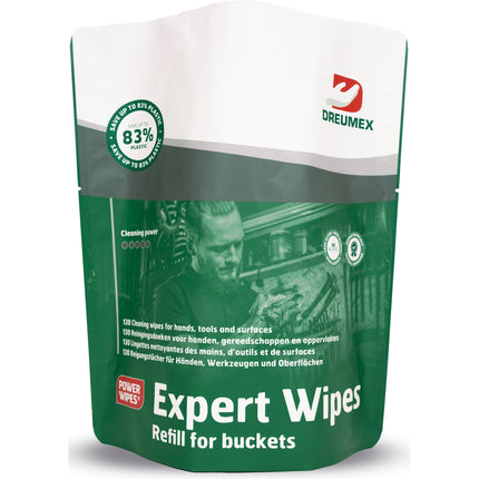 Dreumex reinigingsdoeken Expert Wipes navulling (130st)