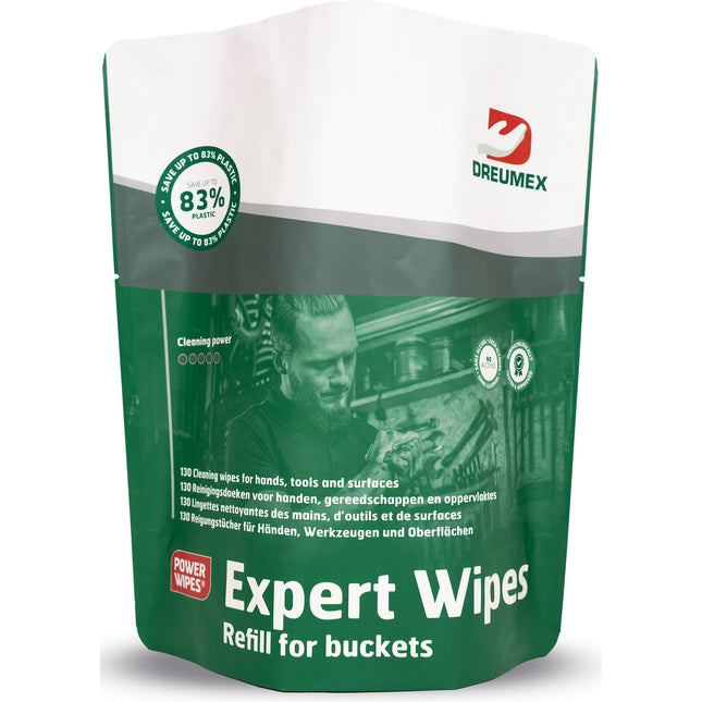 Dreumex reinigingsdoeken Expert Wipes navulling (130st)