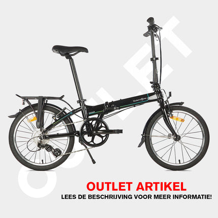 Vélo pliant Dahon Mariner D8 Obsidian 20" 8v noir (OUTLET)