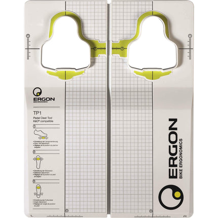 Ergon adjustment template TP1 Look Keo plate