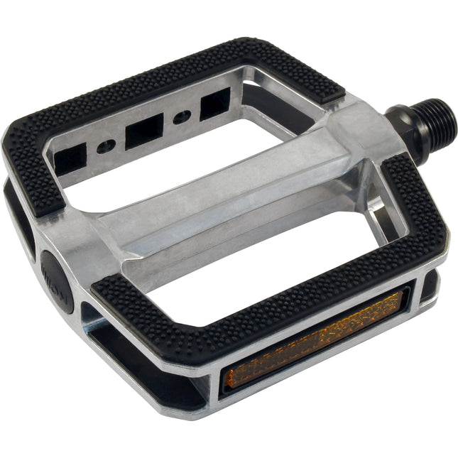 Union pedalen SP-180 alu zilver zwarte inleg op kaart