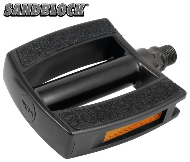 Union pedaal SP-828 zwart/zwart SANDBLOCK, op kaart