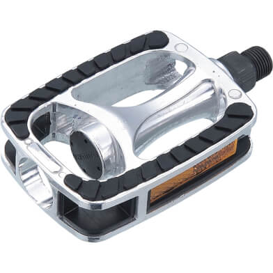 Pédales Union 811 antidérapantes alu argent insert noir vrac