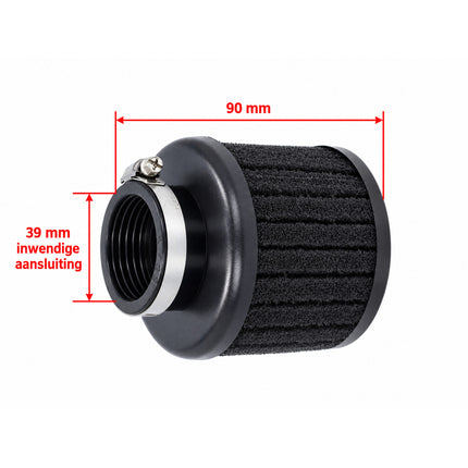 Polini scooter powerfilter lang 39 mm voor PHBL/PHBH – 203.0205 – productfoto 4
