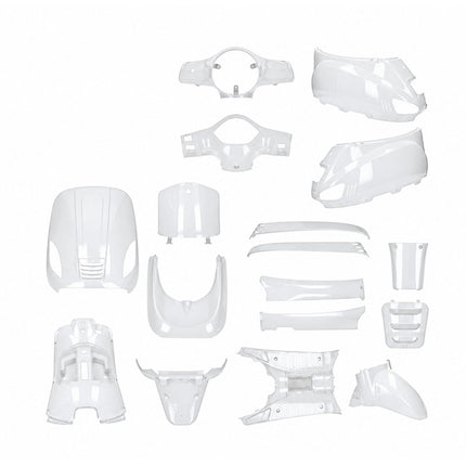 18-delige scooterplaatwerkset China Vespa rondkop, wit � AGM VX50/LX/Napoli