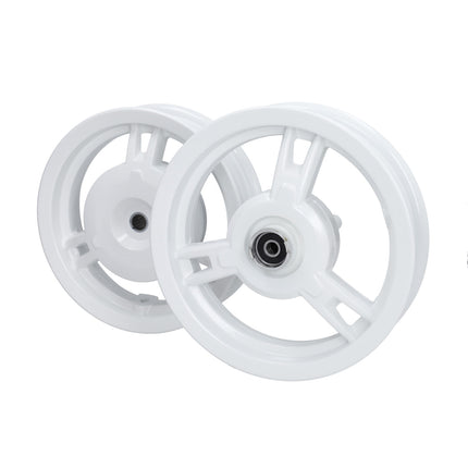 Fast Arrow 12-inch scooterwielset wit voor Peugeot Kisbee 2T/4T