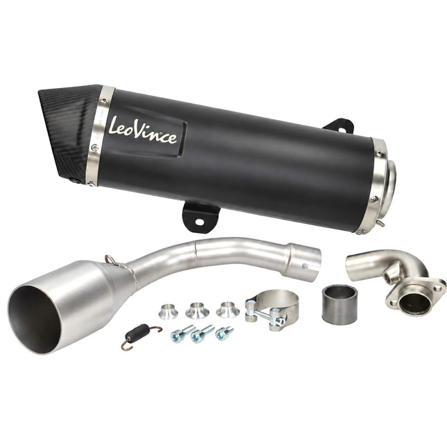 LeoVince complete Euro 5 Nero uitlaat zwart/carbon Vespa GTS 300 HPE – 14071U – productfoto 1
