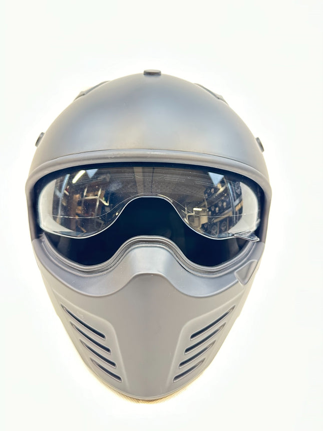 Vito Bruzano Jethelm - Motorhelm - Mat Zwart