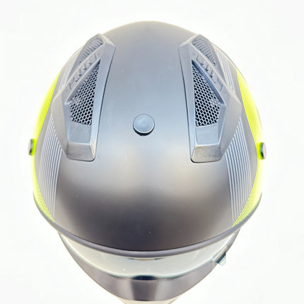 Vito Bruzano Jethelm - Motorhelm - Mat Zwart + Fluor