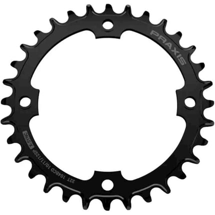 Plateau Praxis 1x E-Ring 104BCD M8 34T acier 10/11/12v