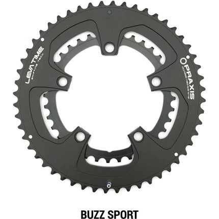 Plateau de chaîne Praxis Buzz Sport 110BCD 52/36t noir