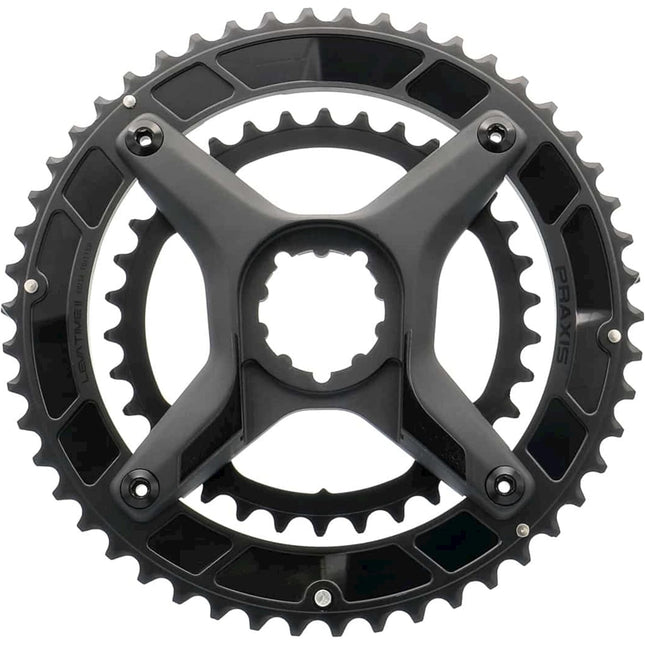 Praxis kettingblad LT2 Xring/Spider Kit 52/36 zwart