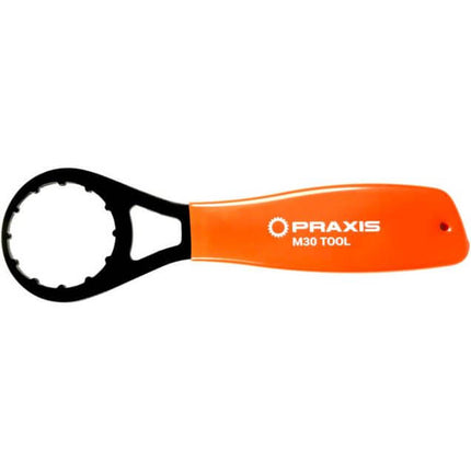 Praxis bottom bracket wrench M30 Orange
