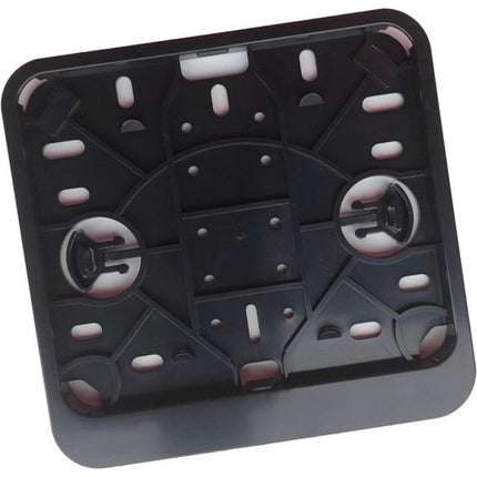 License plate holder 145x125 Plastic black NL