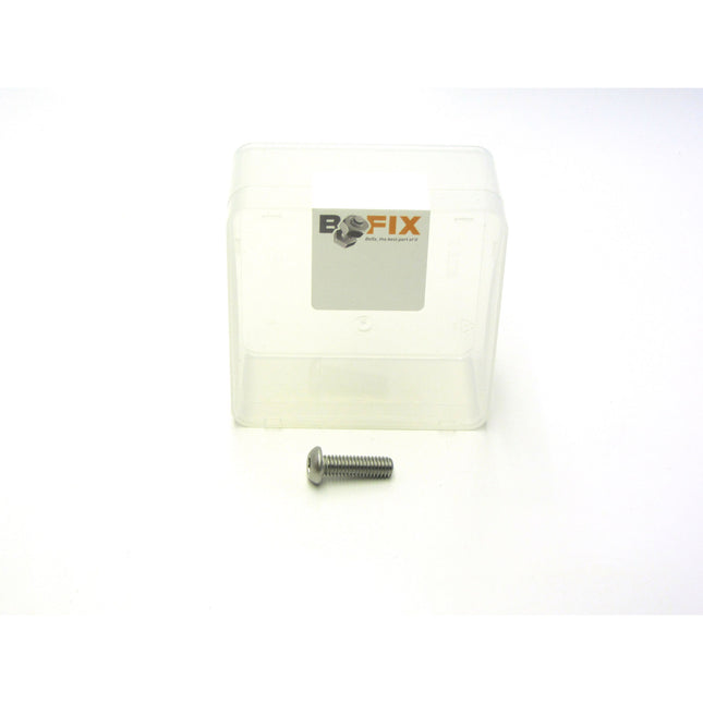 Bofix inbusbout M6x16 RVS bolkop (cantilever rem) (25st)