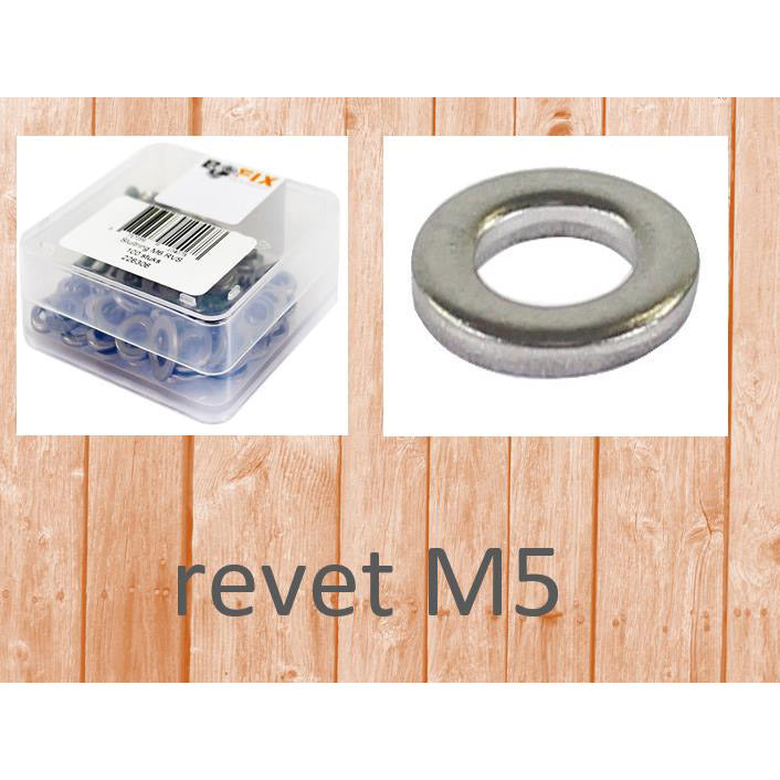Bofix sluitring M5 verzinkt (200st)
