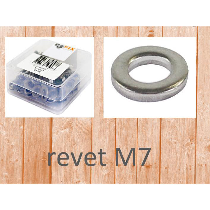 Bofix sluitring M7 verzinkt (200st)