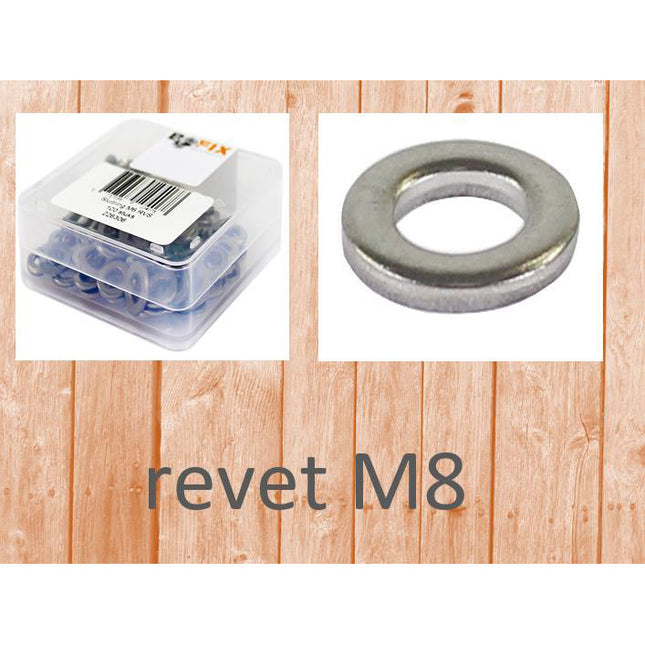 Bofix sluitring M8 verzinkt (200st)