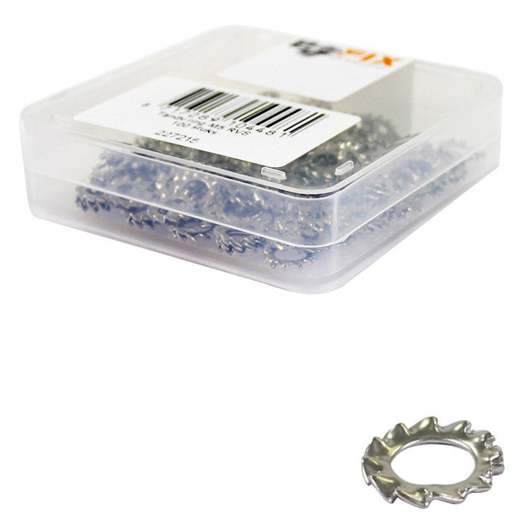 Bofix tandveerring M5 RVS (100st)