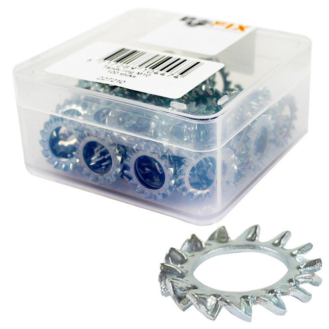 Bofix tandveerring M10 verzinkt (100st)