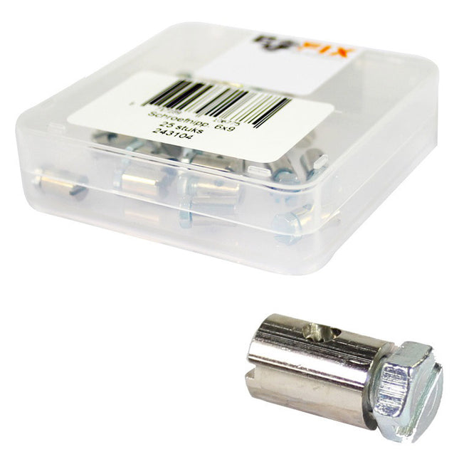 Bofix schroefnippel 6x9 (25st)