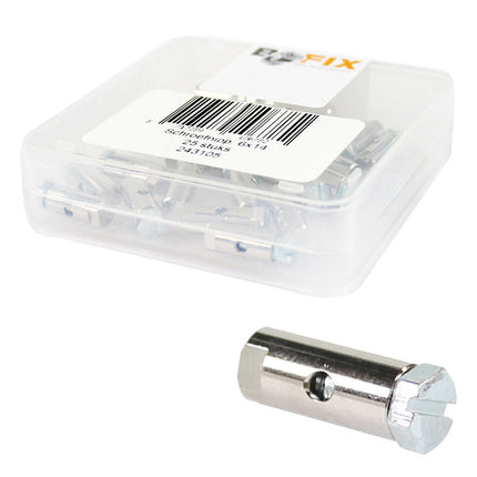 Bofix schroefnippel 6x14 (25st)