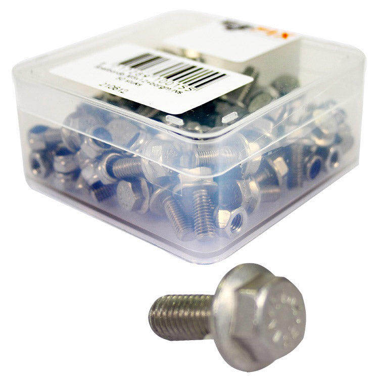 Bofix spatbordbout met borgmoer M5x12 RVS (50st)