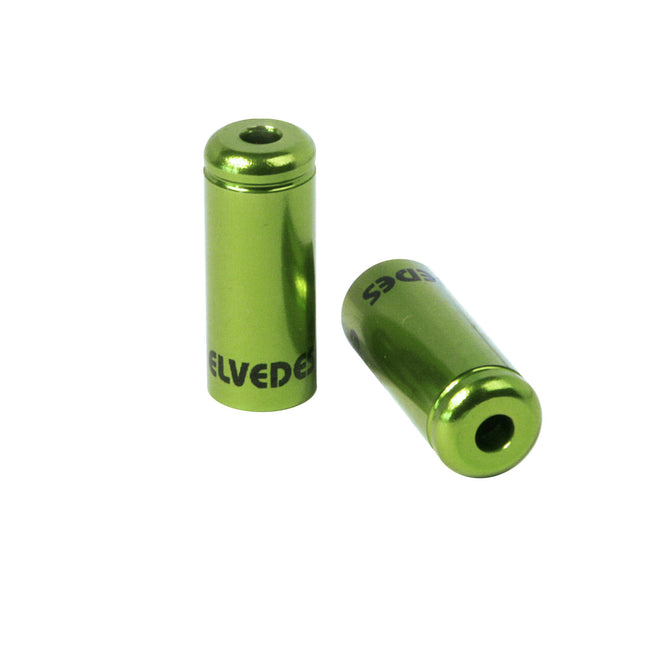 Elvedes cable ferrule 5mm aluminum green (10 pcs)
