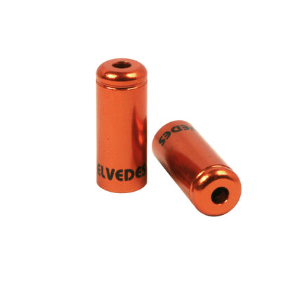 Elvedes capuchon de câble 5mm aluminium orange (10pcs)