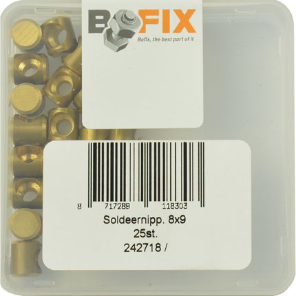 Bofix soldering nipple 8x9 (25 pcs)