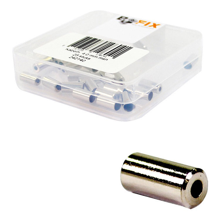 Bofix kabelhoedje 4,0mm messing (25st)
