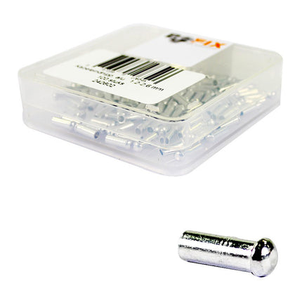 Bofix antirafel-eindnippel aluminium (100st)