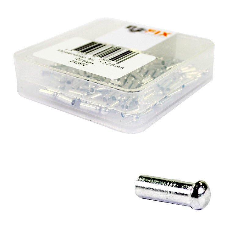 Bofix antirafel-eindnippel aluminium (100st)