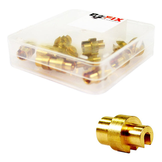 Bofix kabelverloopnippel kort (12st)