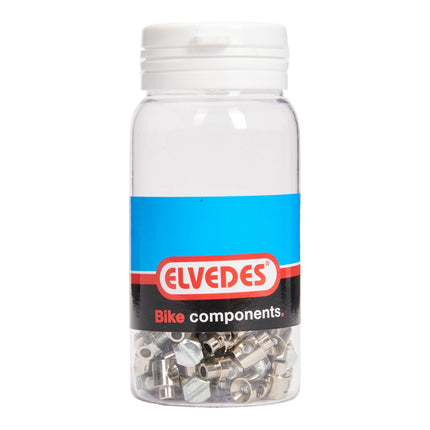 Elvedes screw nipple 7x10mm brass (50x) ELV1140