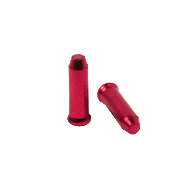 Elvedes capuchons anti-effilochage 2,3mm rouge (10x) alu. CP2012015