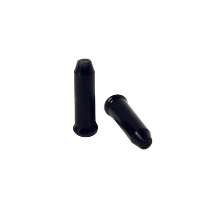 Elvedes anti-fraying caps 2.3mm black (10x) aluminum. CP2012013