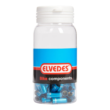Elvedes cable ferrule 5mm sealed blue (50x) aluminum. ELV2012003