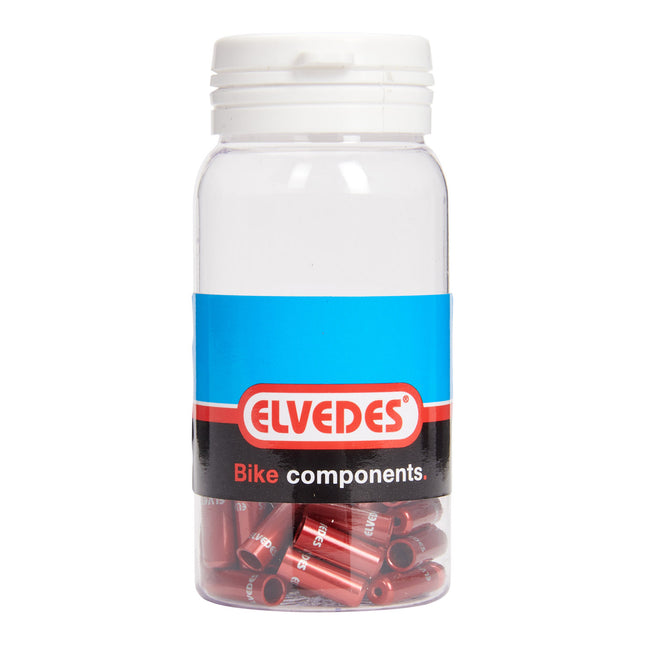 Elvedes kabelhoedje 4,2mm seal rood (50x) alum. ELV2012010