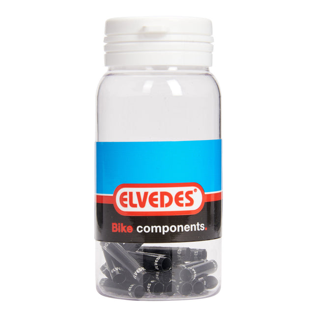 Elvedes verlengnippel buitenk. 4,3-4,75mm zw.(25x) ELV2018036