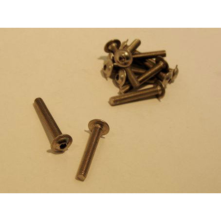 Bofix laagbolkop met flens M6x35 verzinkt (12st)