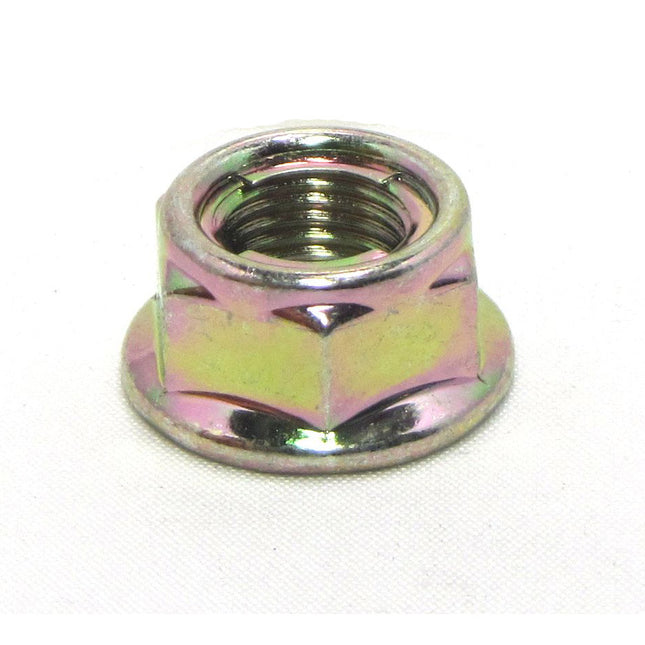 Bofix achterasmoer M12 met kraag en borgring staal (12st)