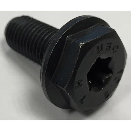 Crank bolt for cotterless bottom bracket black