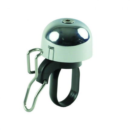 Widek bel Paperclip mini koper brass chroom op kaart 4471