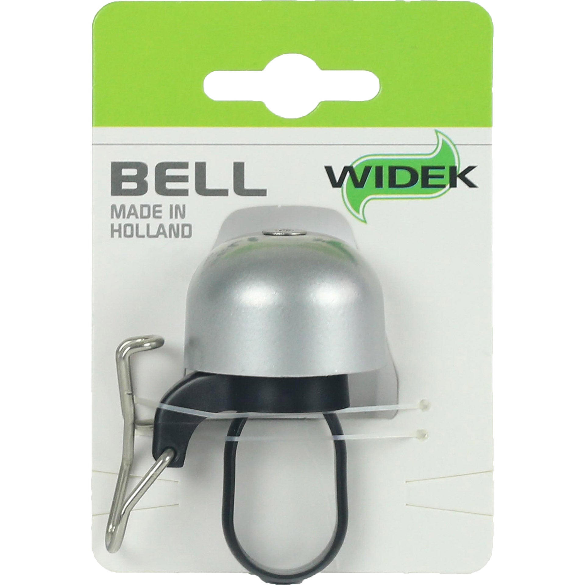 Widek bel Paperclip mini zilver op kaart 4275