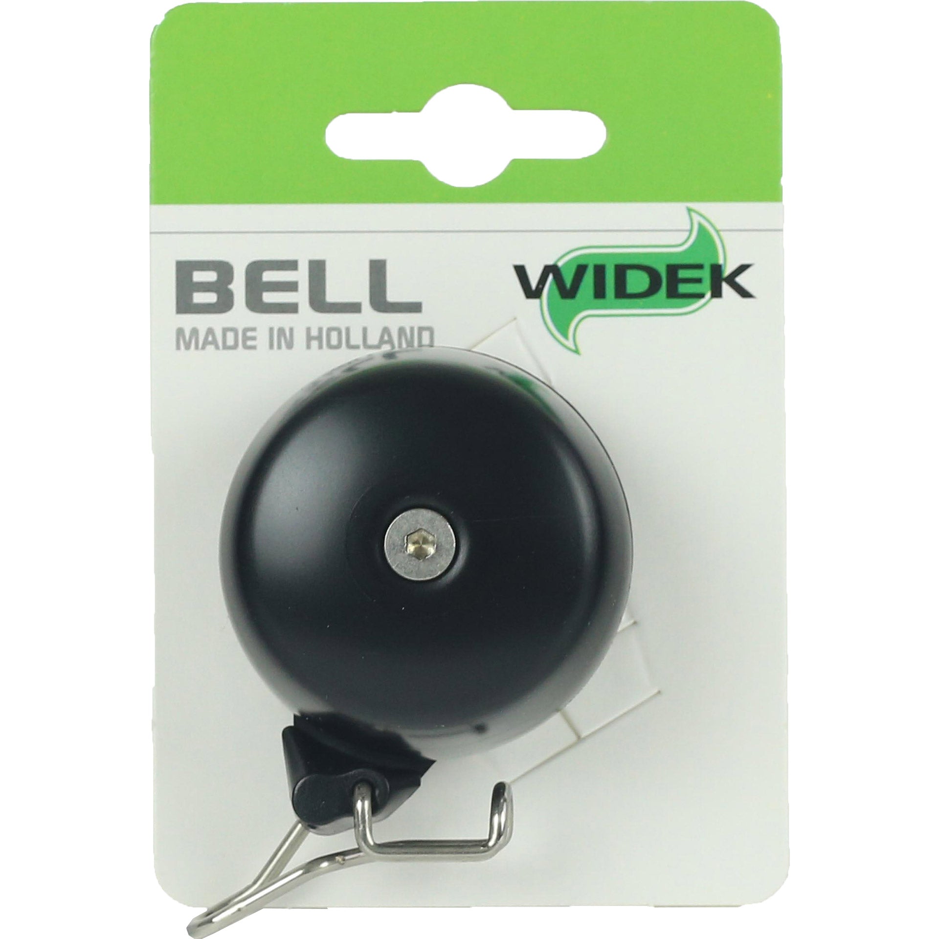 Widek bel Paperclip zwart op kaart 4279